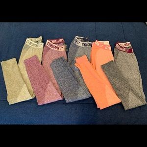Gymshark Leggings Small (set of 5)